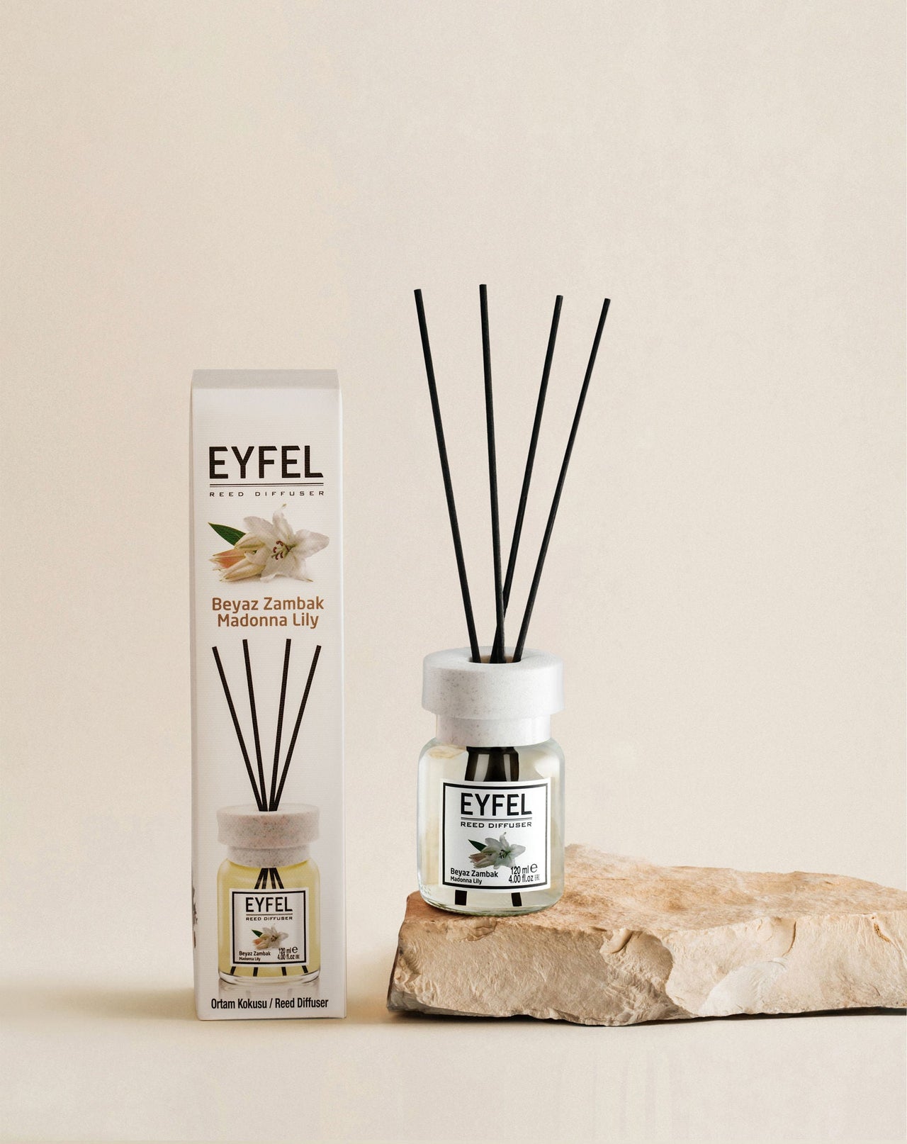 Eyfel 120ml Reed Diffuser – Madonna Lily
