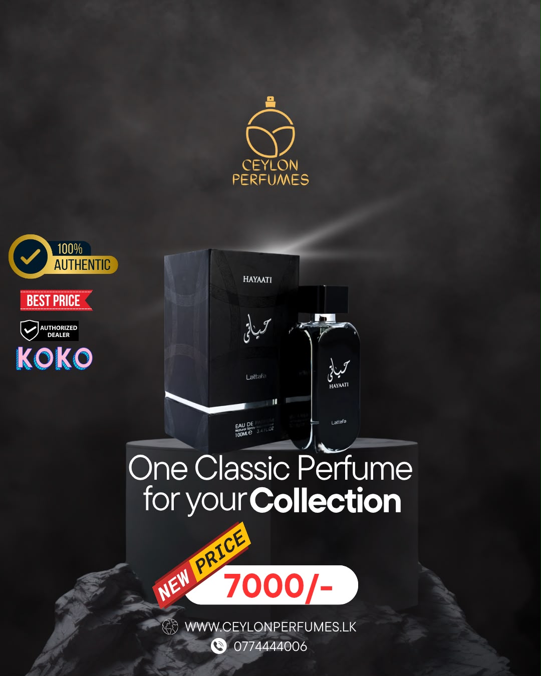 Lattafa Hayaati Black Eau De Parfum100ml