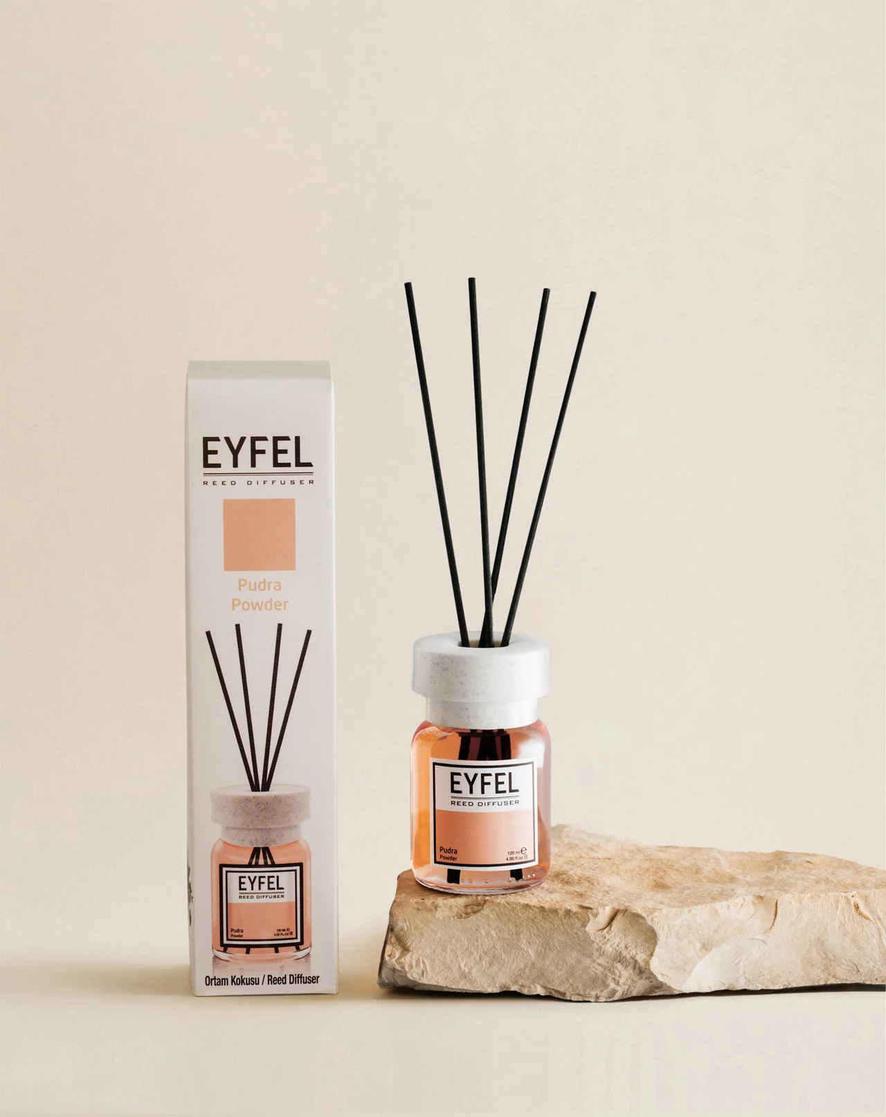 Eyfel 120ml Reed Diffuser – Powder