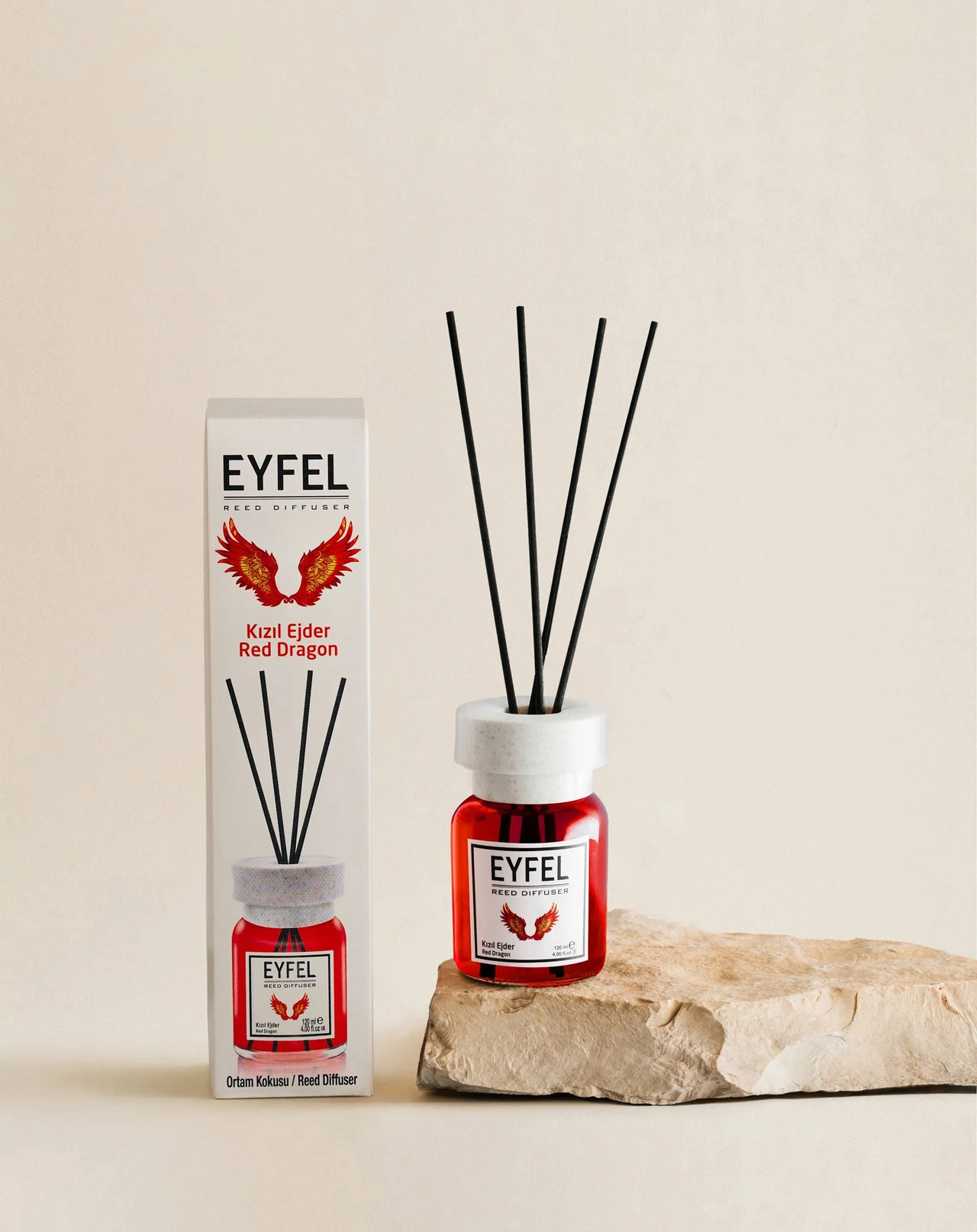 Eyfel 120ml Reed Diffuser – Red Dragon