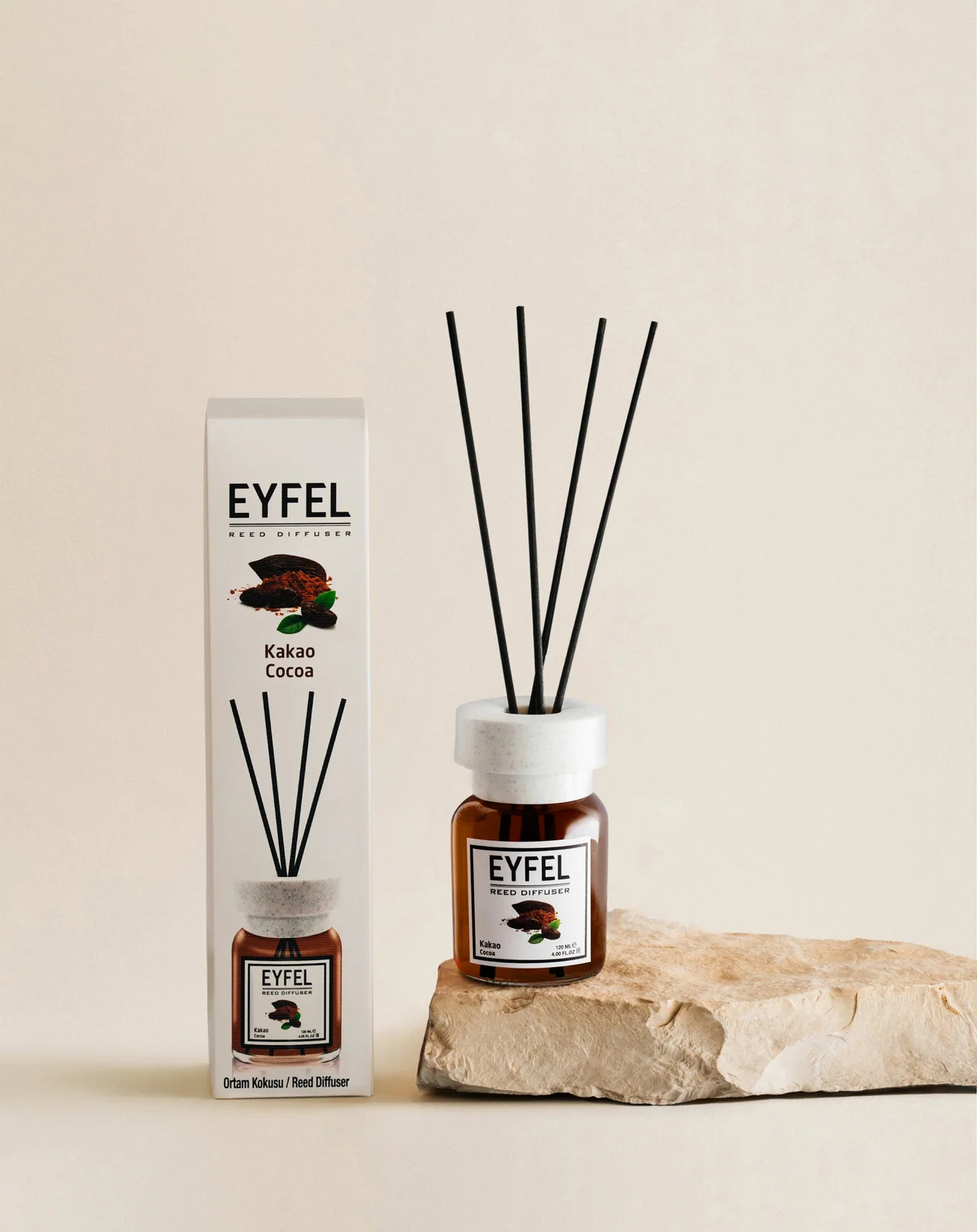 Eyfel 120ml Reed Diffuser – Cocoa
