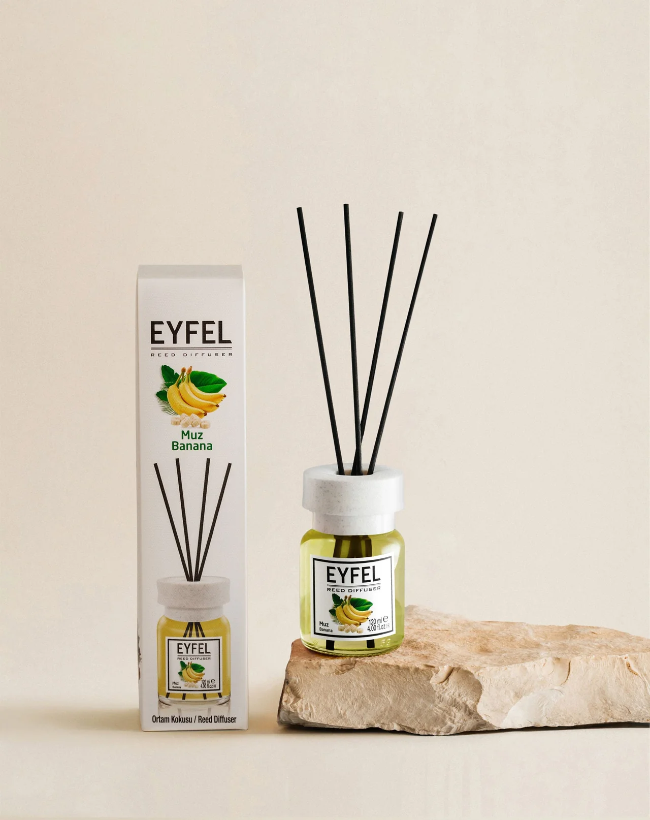 Eyfel 120ml Reed Diffuser – Banana