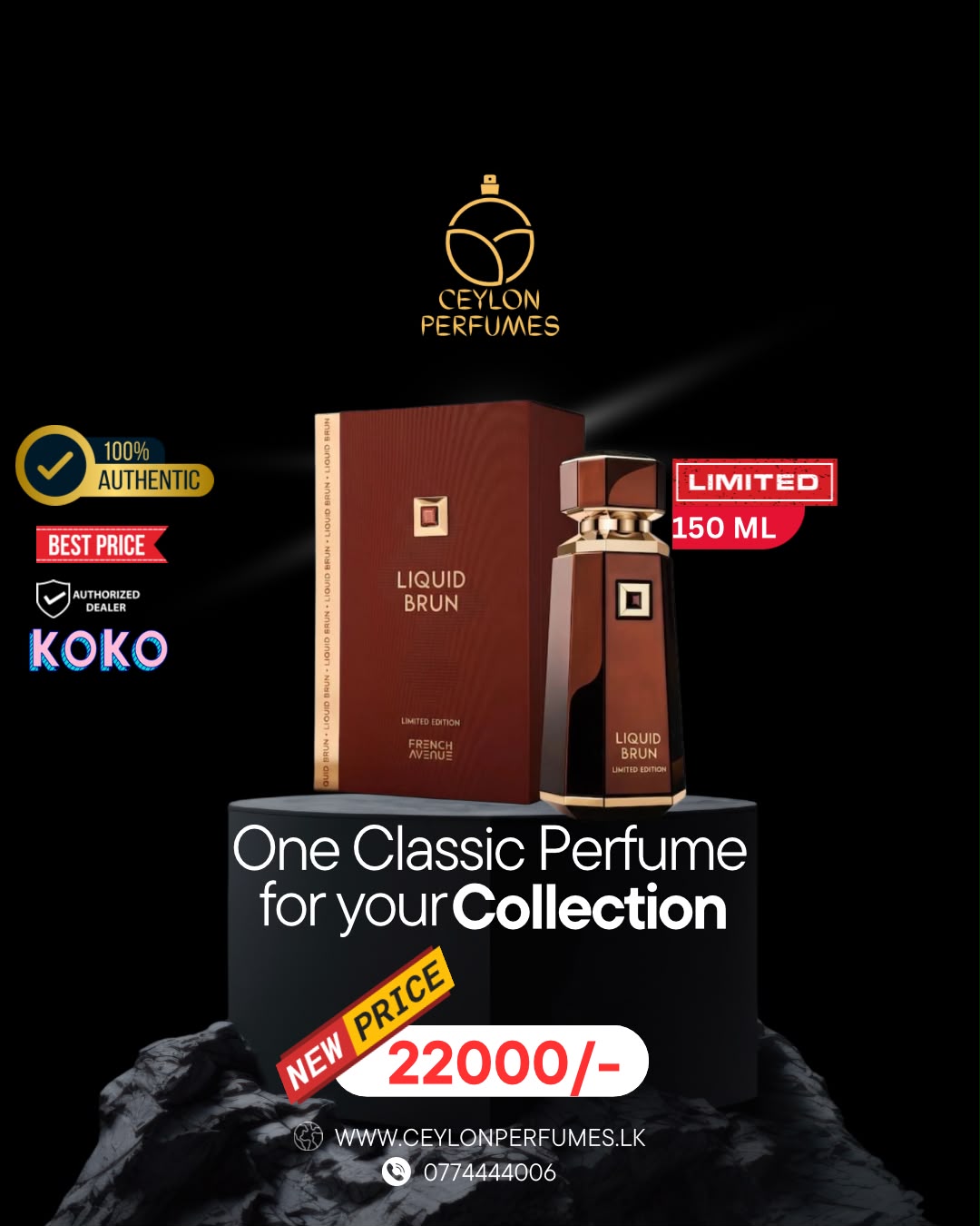 Liquid Brun Limited Edition Eau De Parfum (150ml) 