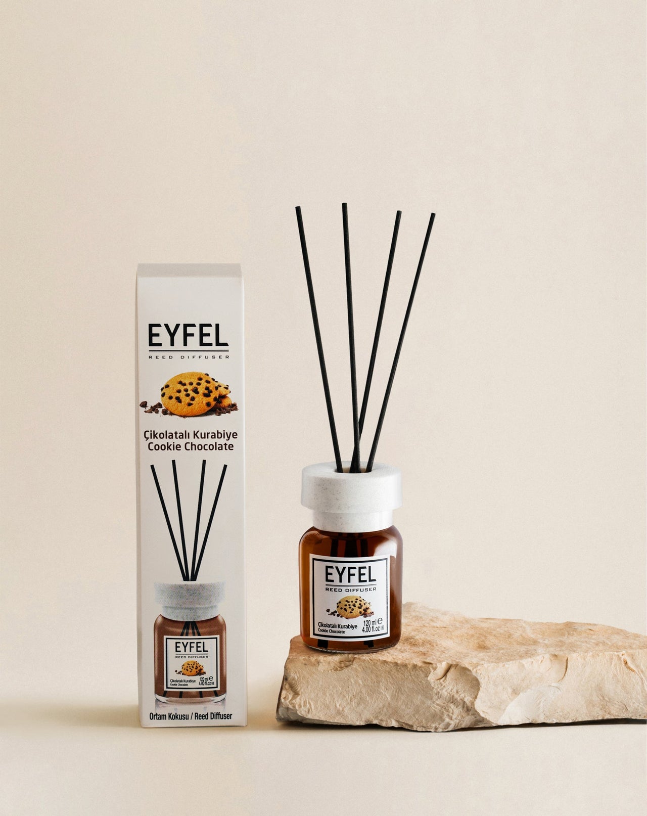 Eyfel 120ml Reed Diffuser – Cookie Chocolate