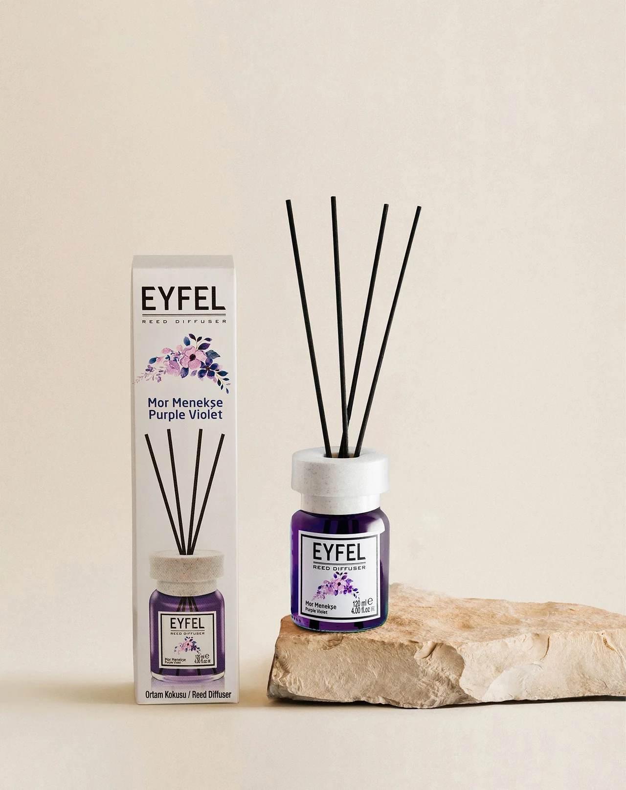 Eyfel 120ml Reed Diffuser – Purple Violet