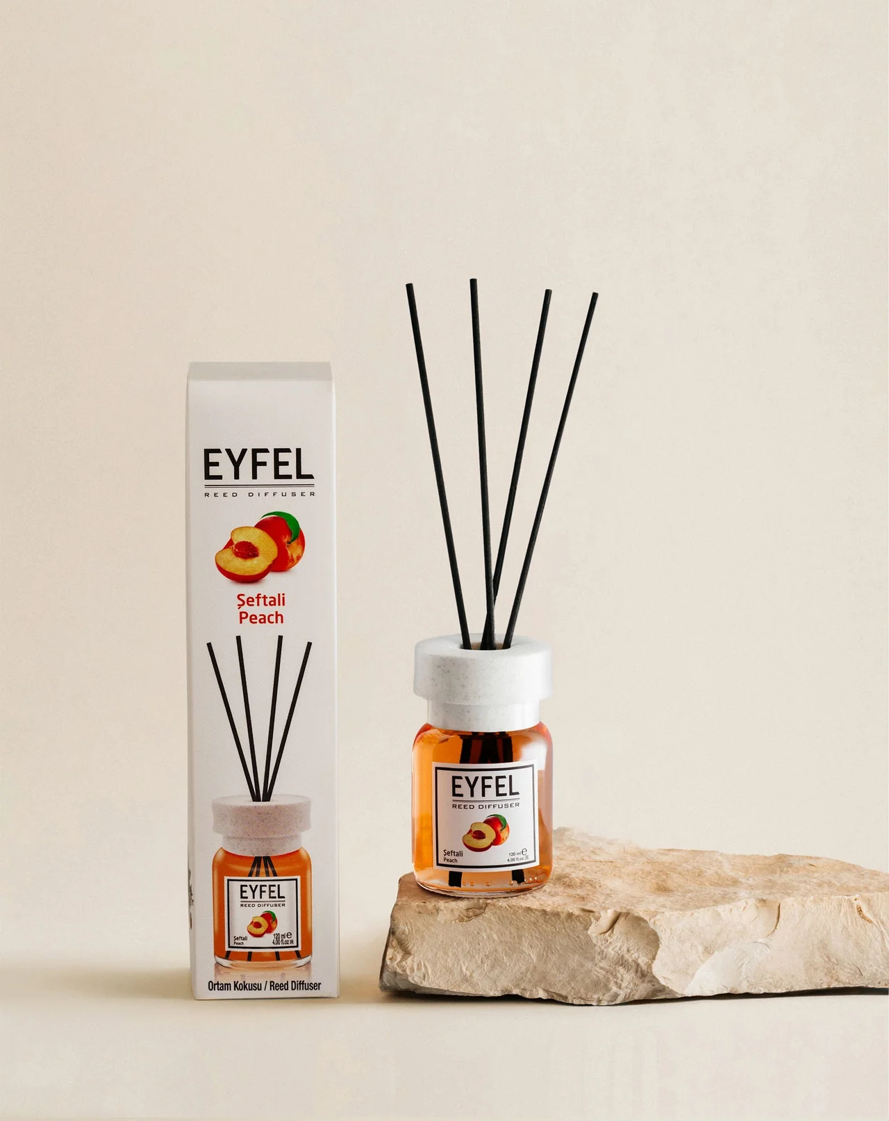 Eyfel 120ml Reed Diffuser – Peach