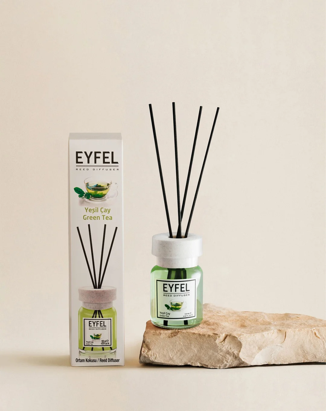 Eyfel 120ml Reed Diffuser – Green Tea