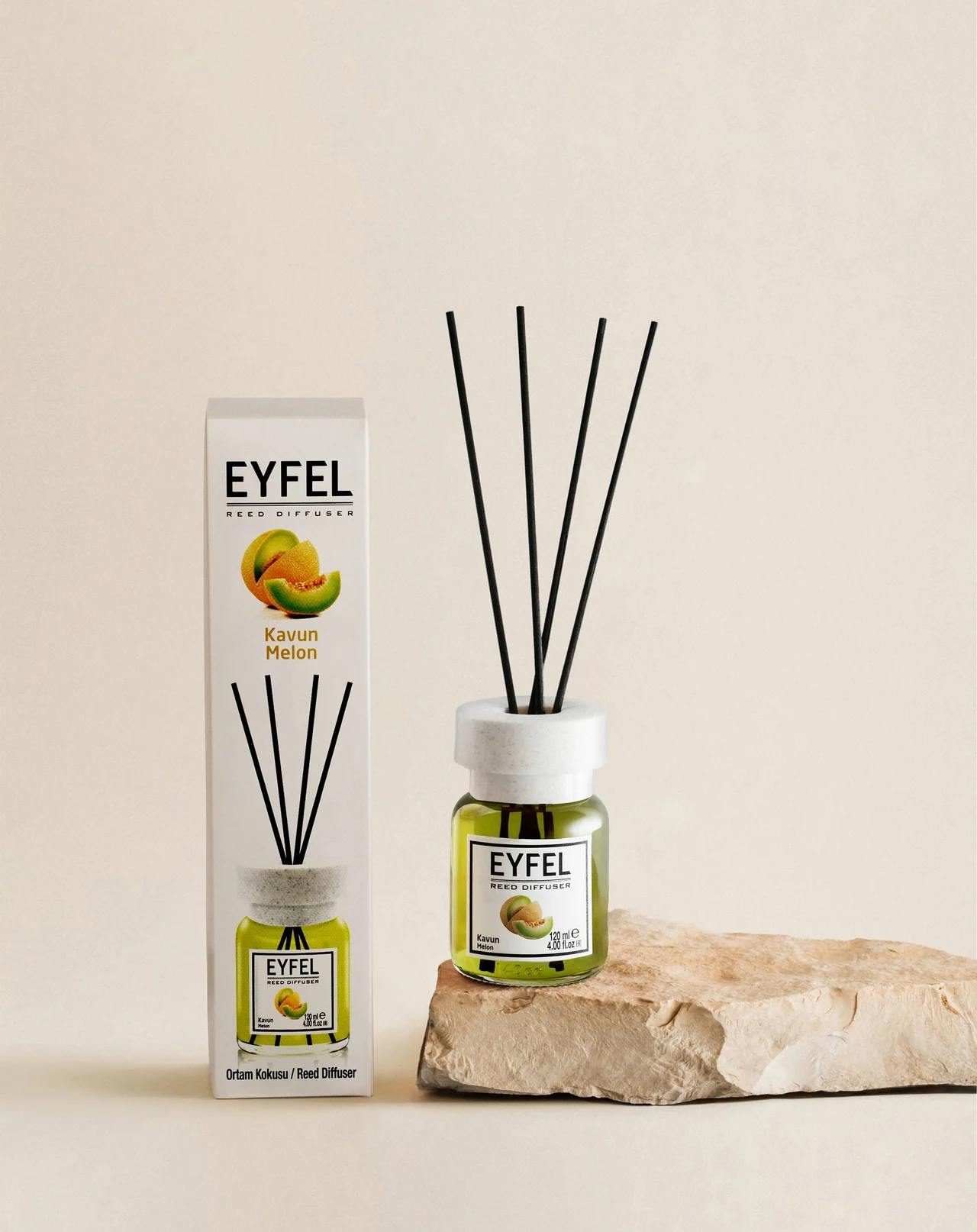 Eyfel 120ml Reed Diffuser – Melon